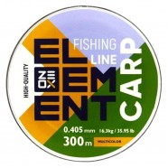 Рибальська волосінь, ZEOX Element Carp Multicolor, 300м, перетин 0,405мм